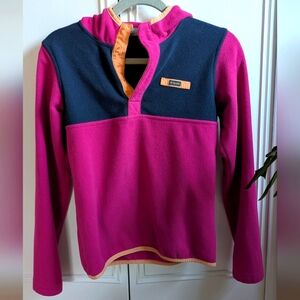 Columbia Large Girls/Ladies 3/4 Zip Fleece